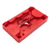 Apex Tactical 104110 Armorer's Tray and Punch Red for Pistols