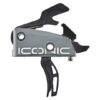 Rise Armament Iconic Two-stage Curved Trigger With 2 Lbs Draw Weight & Green Finish For Ar-15 Ar-10 SS2