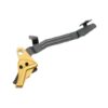 Tyrant CNC Glock 43X Gold Trigger Upgrade with Black Blade